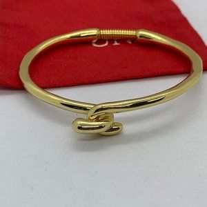 UNO de 50 Bracelet Venus Gold Plated Bracelet simple hook and eye fastener Gold